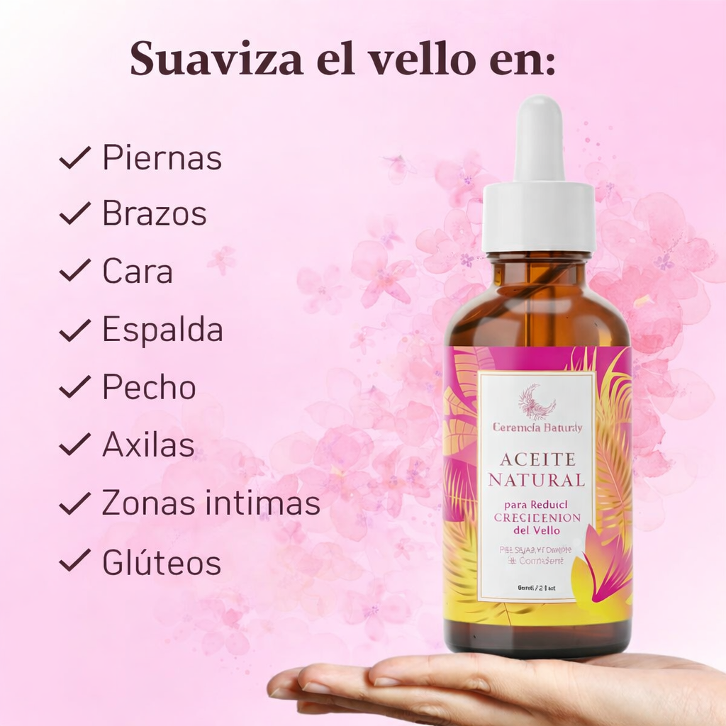 Herencia Natural - Aceite Natural para Reducir el Crecimiento del Vello
